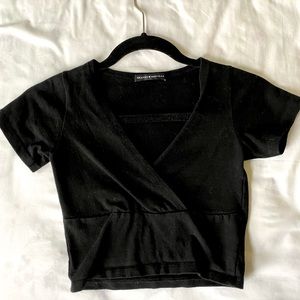 Brandy Melville Crop Top - Black (One Size)